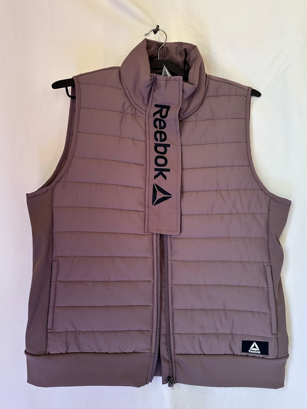 Reebok Quilted Sleeveless Vest - Mauve